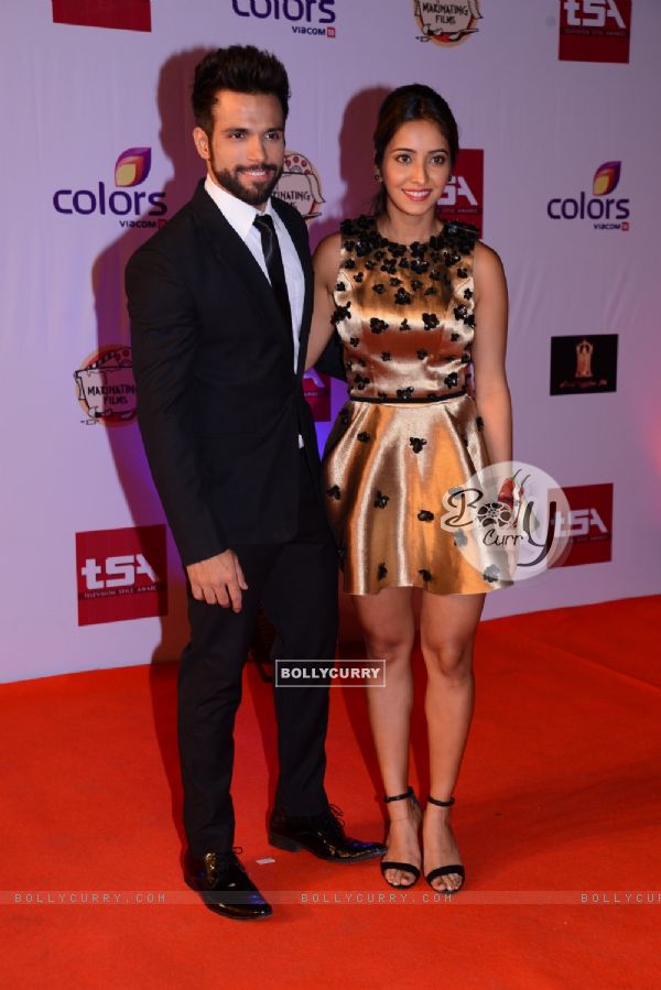Rithvik Dhanjani and Asha Negi at the Television Style Awards