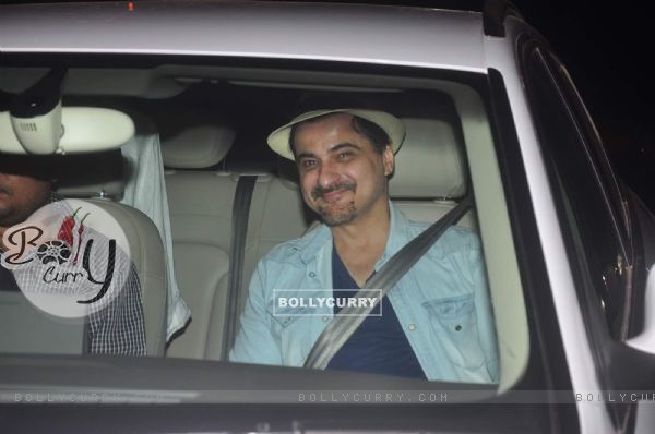 Sanjay Kapoor smiles for the camera at Arbaaz Khan's Bash