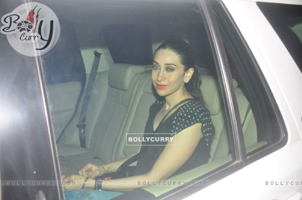 Karisma Kapoor was snapped at Arbaaz Khan's Bash