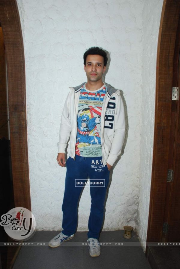 Aamir Ali poses for the media at Charisma Spa