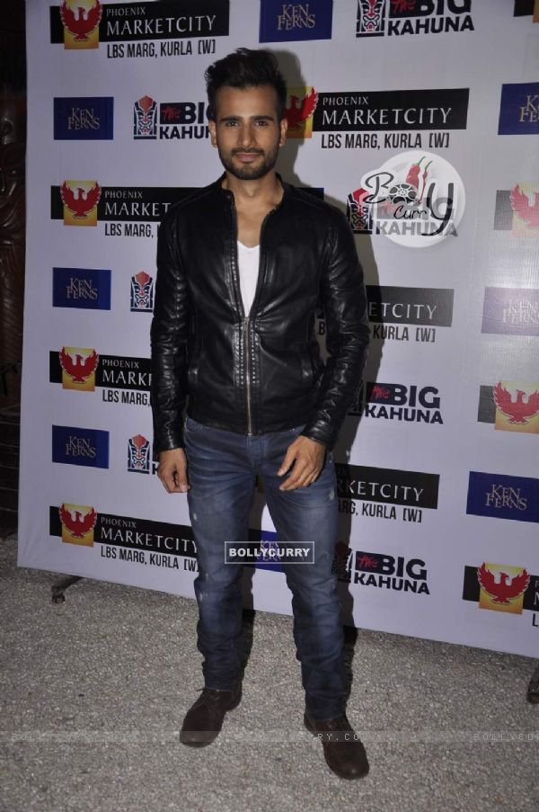 Karan Tacker poses for the media at Ken Ferns 2015 Collection Bash