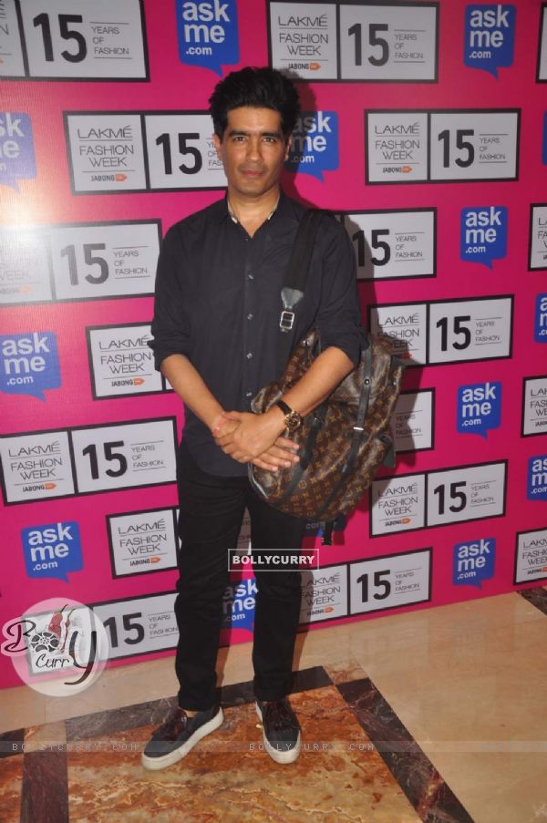 Manish Malhotra was at the Lakme Fashion Week 2015 Day 1