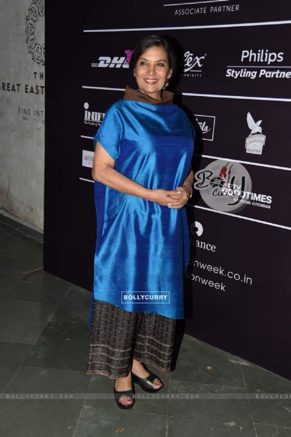 Shabana Azmi at the Lakme Fashion Week 2015 Day 1