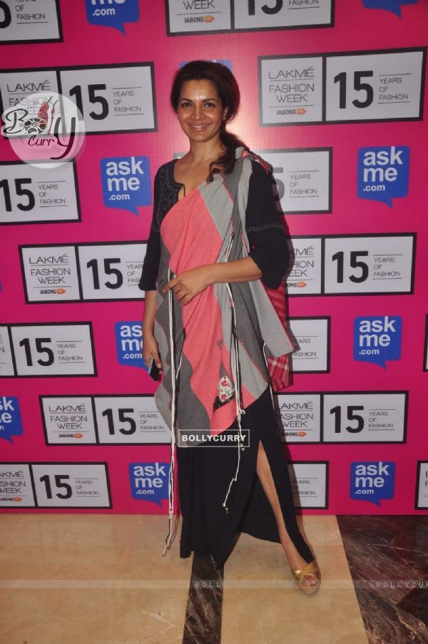 Shweta Kawatra was at the Lakme Fashion Week 2015 Day 2