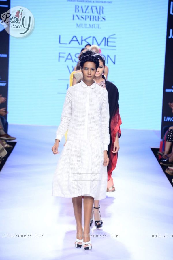 Mulmul's show at the Lakme Fashion Week 2015 Day 2