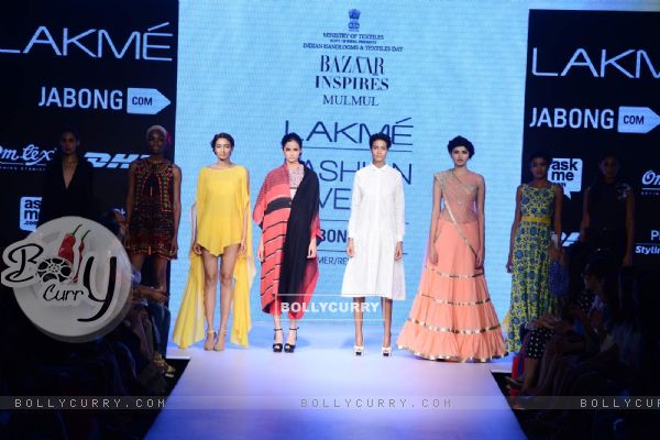 Mulmul's show at the Lakme Fashion Week 2015 Day 2