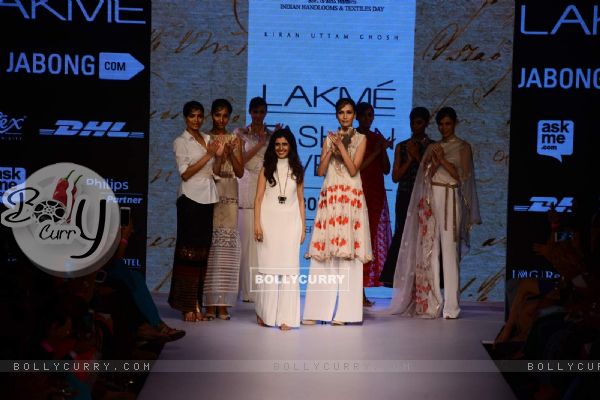Kiran Uttam Ghosh's show at the Lakme Fashion Week 2015 Day 2
