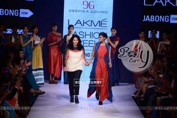 Deepika Govind's show at the Lakme Fashion Week 2015 Day 2