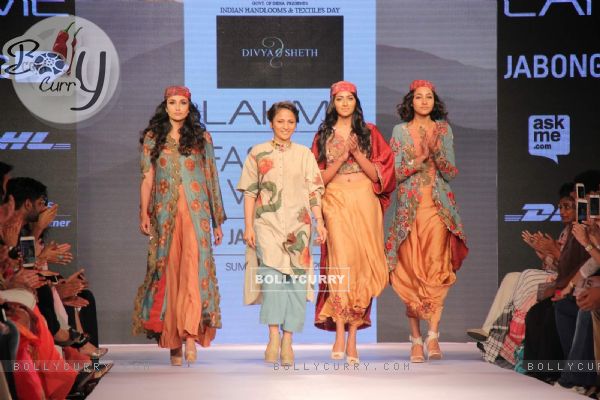 Divya Sheth's show at the Lakme Fashion Week 2015 Day 2