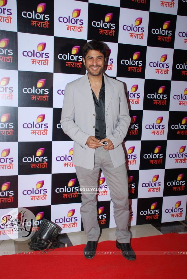 Vikas Bhalla poses for the media at the Launch of Colors Marathi
