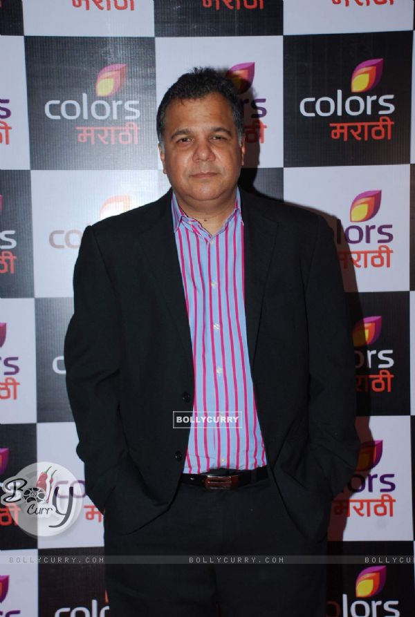 Raj Nayak poses for the media at the Launch of Colors Marathi