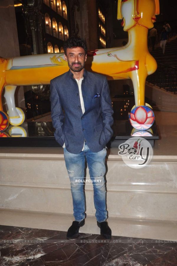Rahul Dev poses for the media at Lakme Fashion Week 2015 Day 3