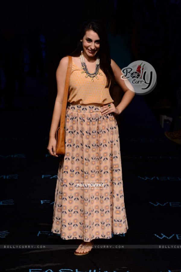 Anindita Naiyar walks the ramp at Lakme Fashion Week 2015 Day 4