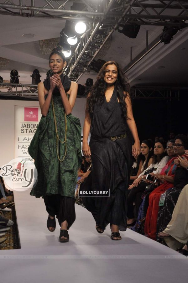 Lotus Karishma Jamwal Show at Lakme Fashion Week 2015 Day 4