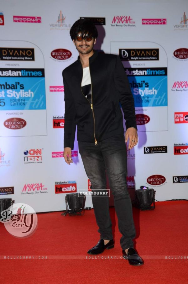 Ali Fazal poses for the media at HT Style Awards 2015