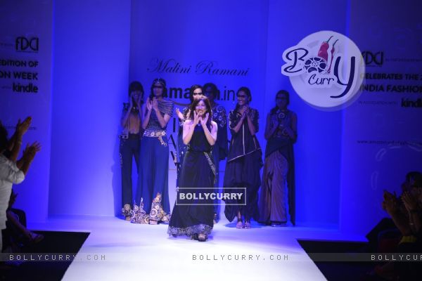 Malani Ramani Show at Amazon India Fashion Week 2015 Day 2