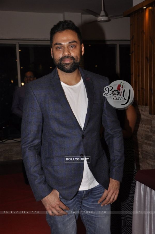 Abhay Deol poses for the media at Ashley Lobo's Amara Premiere