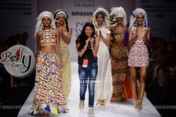 Pia Pauro Show at Amazon India Fashion Week 2015 Day 4