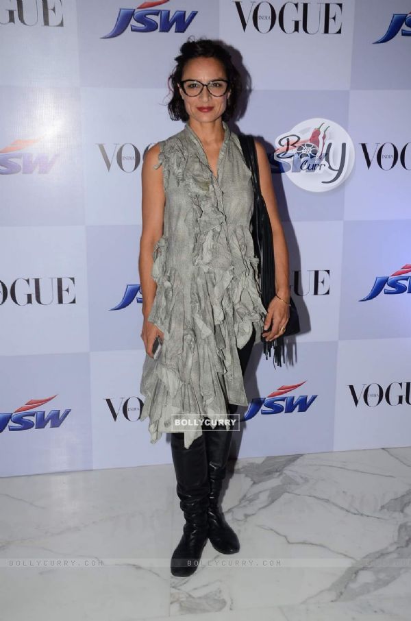 Adhuna Akhtar poses for the media at the Launch of Vogue Empower Film 'My Choice'
