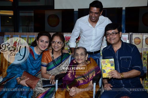 Celebs pose for the media at the Launch of the Book Great Grandma's Kitchen Secret