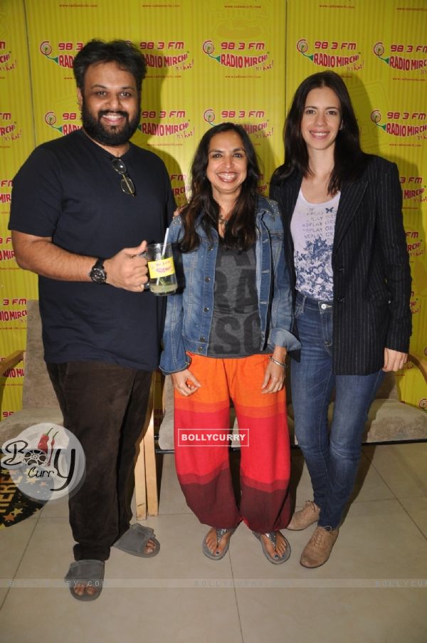Celebs pose for the media at the Promotions of Margarita, with a Straw on Radio Mirchi (360491)