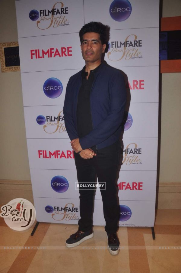Manish Malhotra poses for the media at Cover Launch of Ciroc Filmfare Glamour & Style Awards Issue