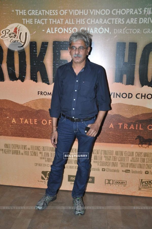 Sriram Raghavan poses for the media at the Special Screening of Broken Horses