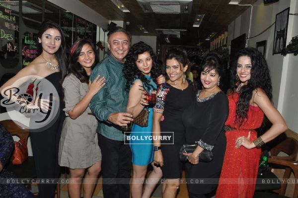 Team poses for the media at the Launch Party of Dilli Wali Thakur Gurls