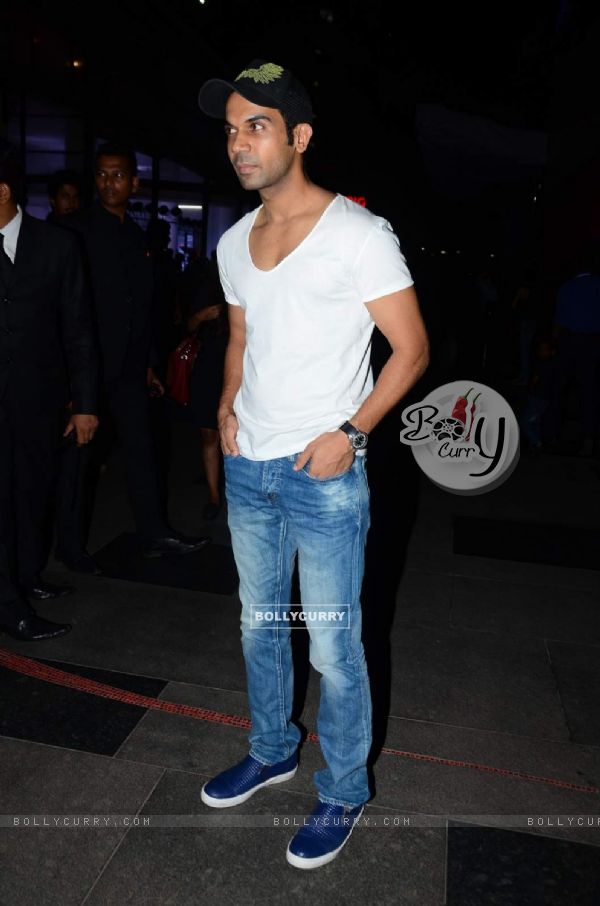Rajkumar Rao poses for the media at the Premier of Fast & Furious 7