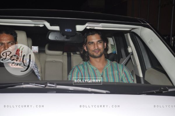 Sushant Singh Rajput was snapped at the Special Screening of Detective Byomkesh Bakshy!