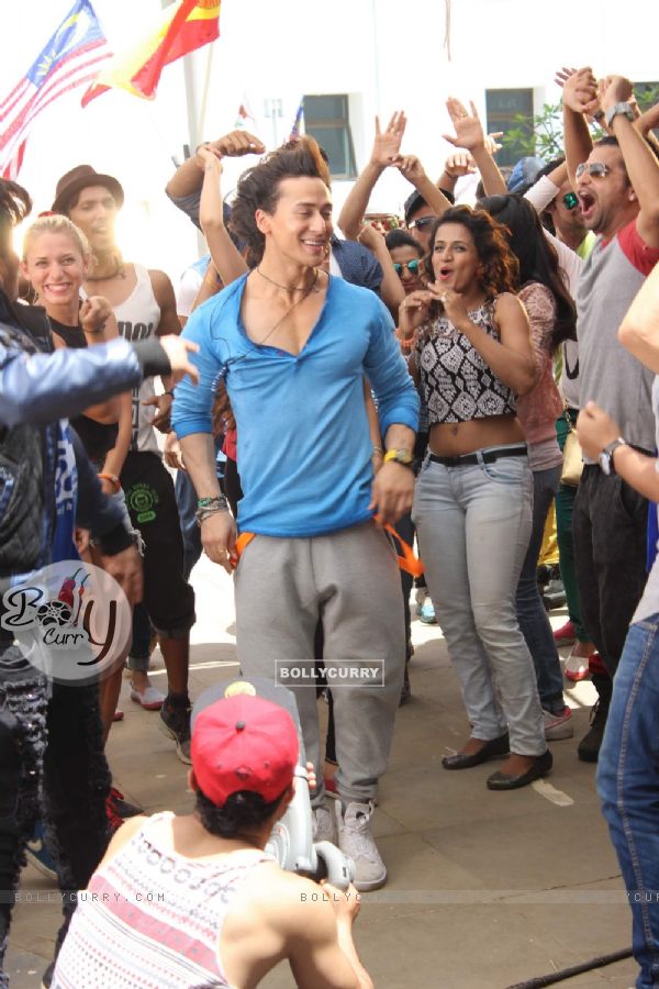 Tiger Shroff was snapped at T-Series Music Video Shoot
