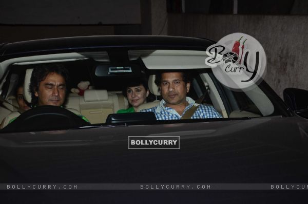 Sachin Tendulkar was snapped at the Special Screening of Fast & Furious 7