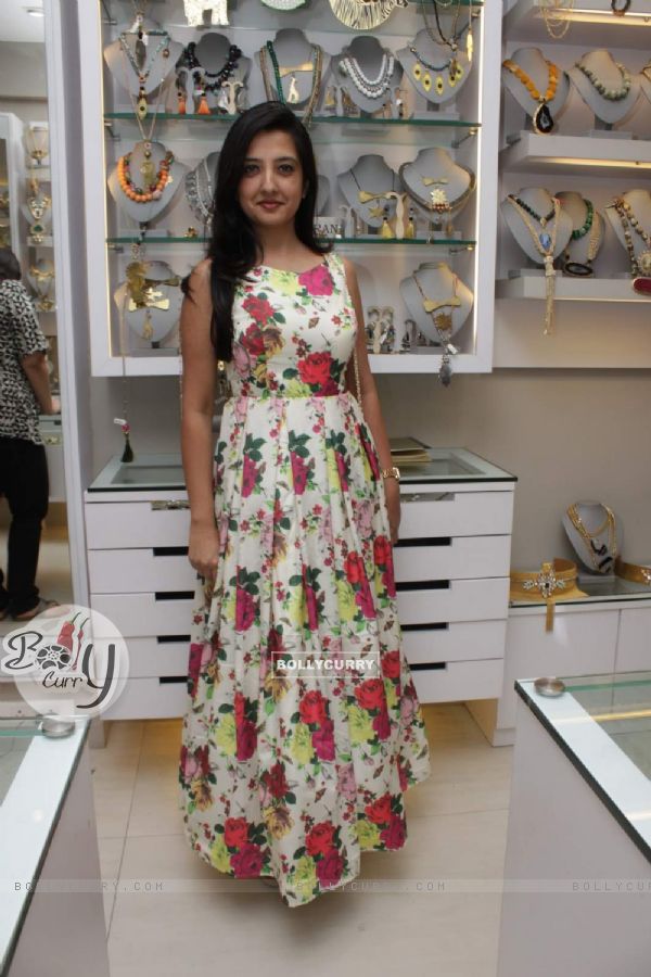 Amy Billimoria poses for the media at Minerali Store