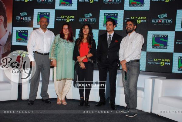 Team of Reportes at the Launch of Sony TV 'Reporters'