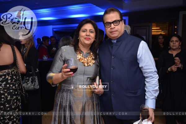 Ramesh Taurani and his wife at A Show by Anmol Jewellers