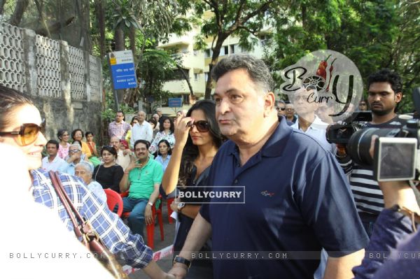 Rishi Kapoor at Protest Against the BMC