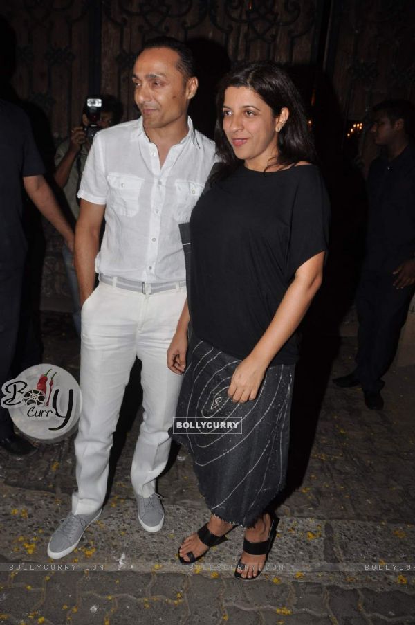 Rahul Bose and Zoya Akhtar at Special Screening of Dil Dhadakne Do's Trailer