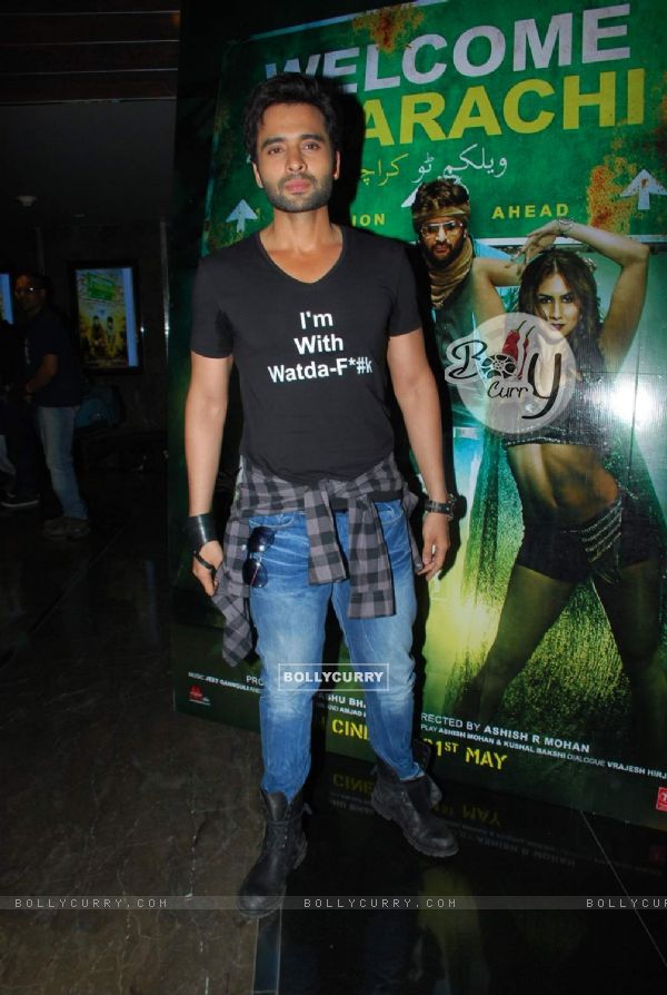 Jackky Bhagnani at Trailer Launch of Welcome to Karachi