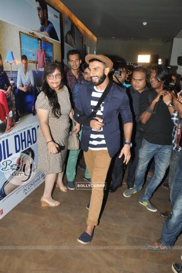 Handsome Ranveer Singh At Trailer Launch of Dil Dhadakne Do