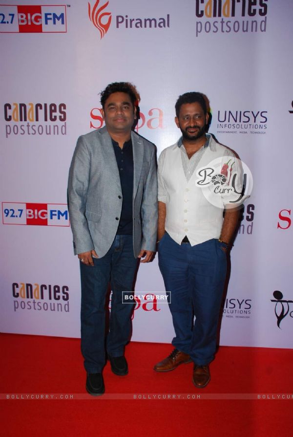 A. R . Rahman and Resul Pookutty at Saga Launch