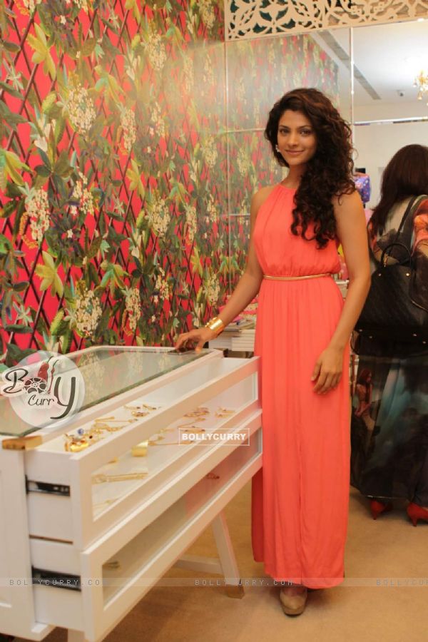 Saiyami Kher poses at Mitaali Vohra's The Bohemian Flagship Store In Mumbai