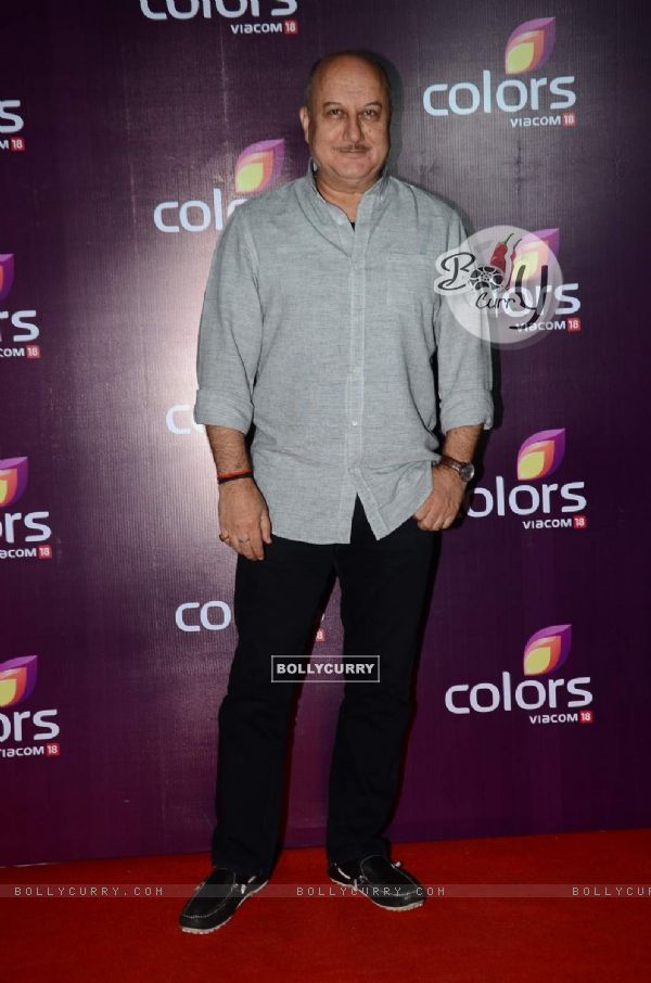 Anupam Kher at Color's Party