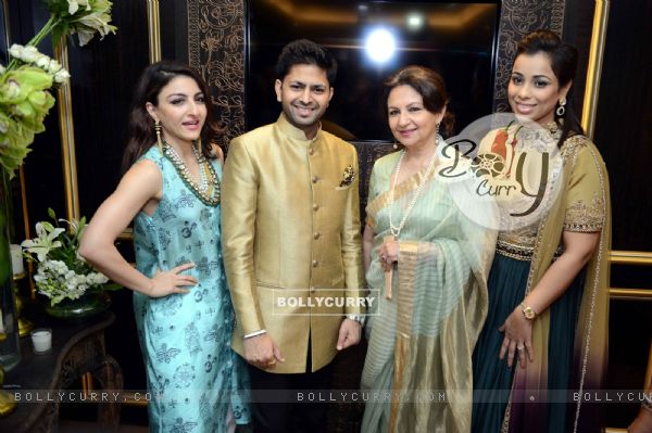 Soha Ali Khan and Sharmila Tagore at Launch of  Sunar Jewellery Shop in New Delhi