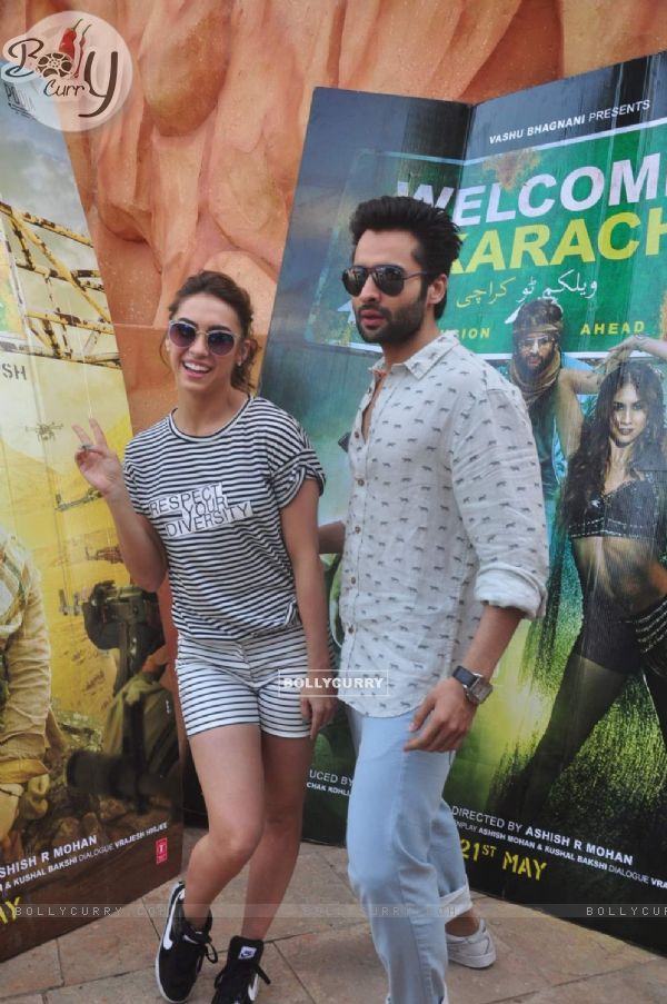 Jackky Bhagnani and Lauren Gottlieb Promoting Welcome to Karachi at Water Kingdom (363257)