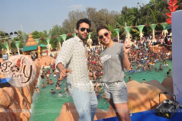 Jackky Bhagnani and Lauren Gottlieb Promoting Welcome to Karachi at Water Kingdom (363260)