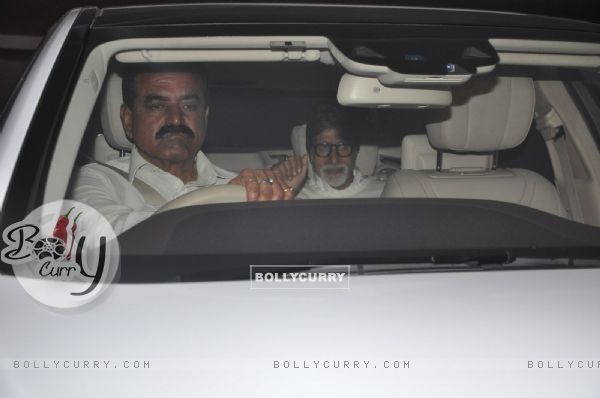 Amitabh Bachchan Snapped at Karan Johar's Bash