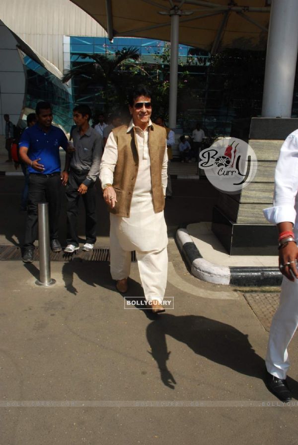 Jeetendra Snapped at Airport