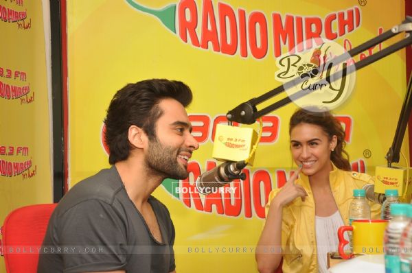 Jackky Bhagnani and Lauren Gottlieb at Radio Mirchi For Welcome to Karachi Promotions (363395)