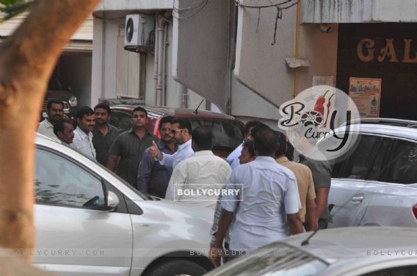 Salman Khan waves to the fans