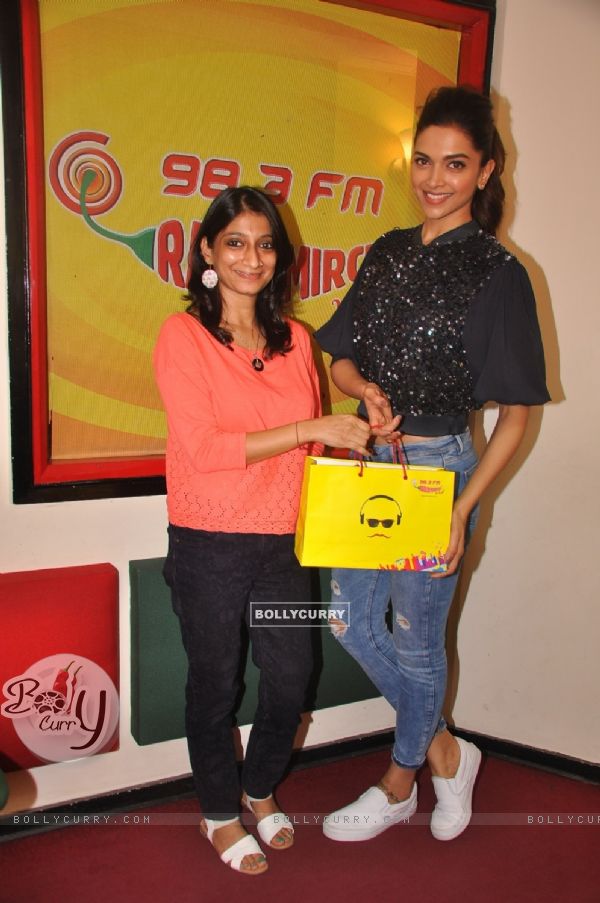 Deepika Padukone for the Promotions of Piku on Radio Mirchi
